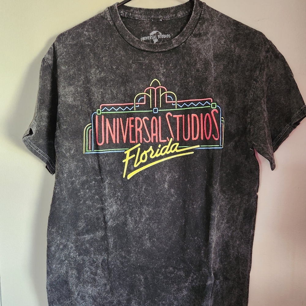 Universal studios acid washed t shirt
